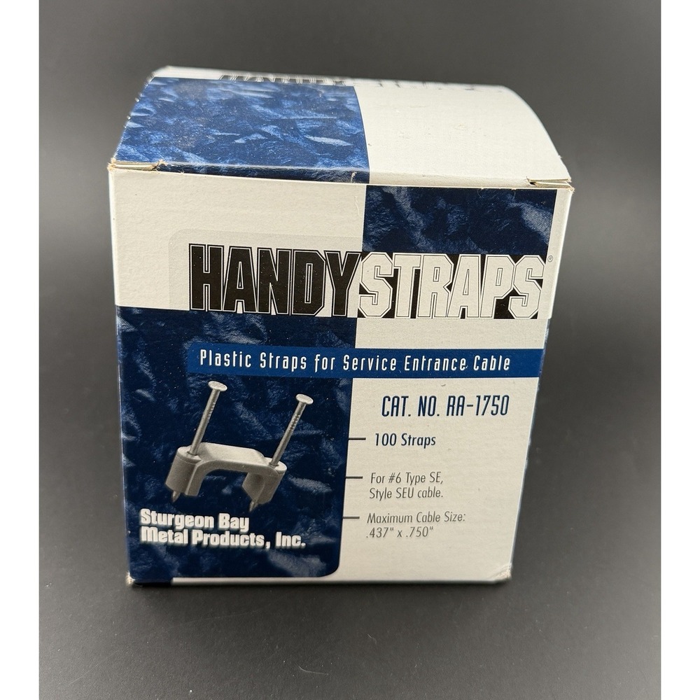Sturgeon Bay Handy Straps Cat. No. RA-1750 for 6# Type SE Cable 79 pcs